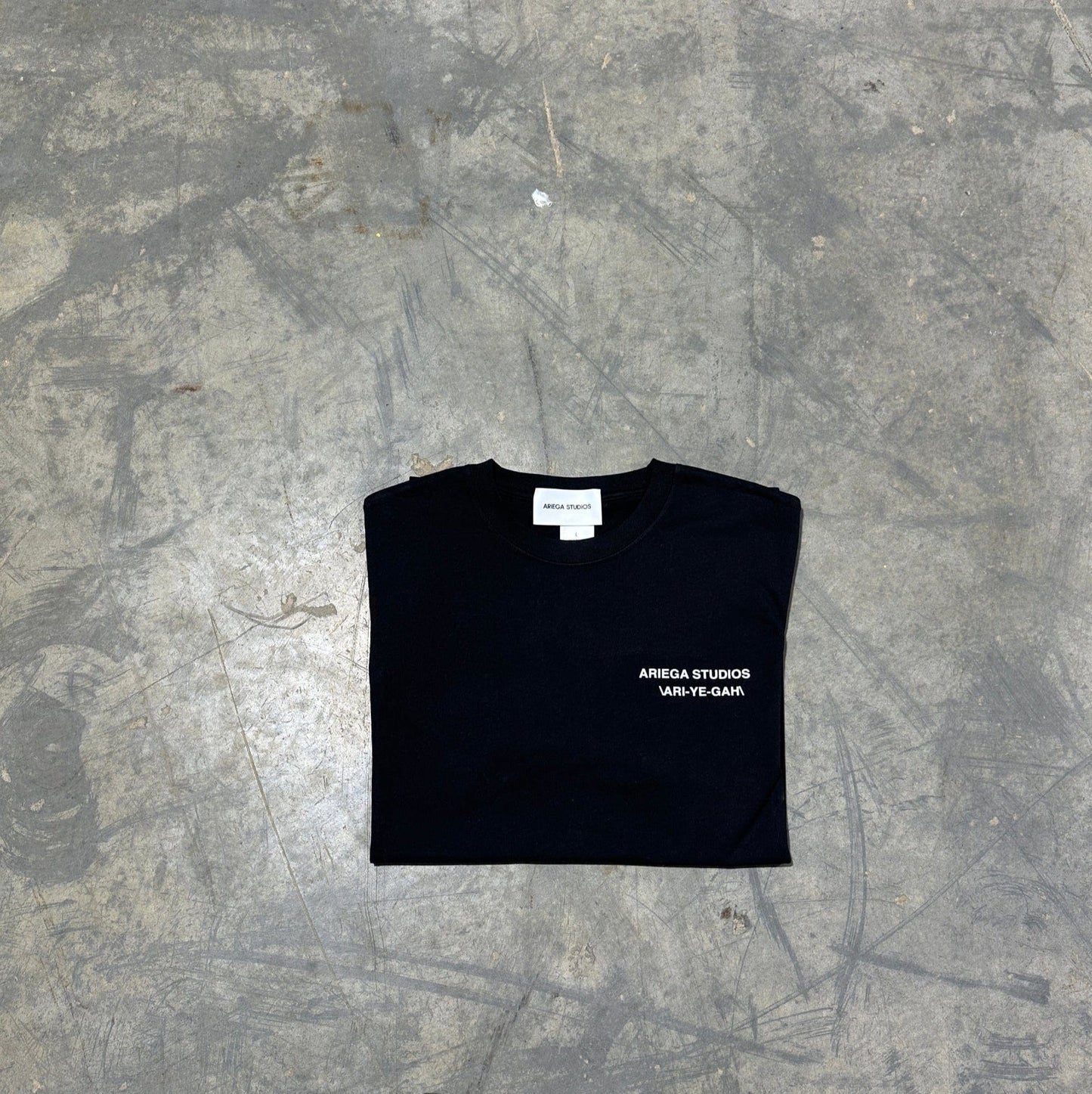 ARIEGA STUDIOS BASIC TEE-BLACK