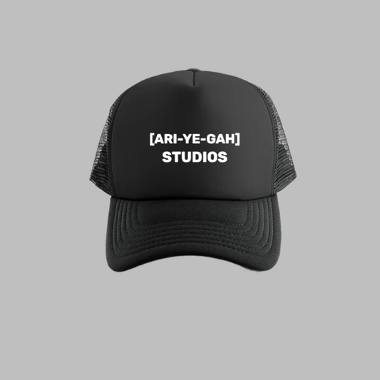 ARIEGA STUDIOS LOGO TRUCKER CAP